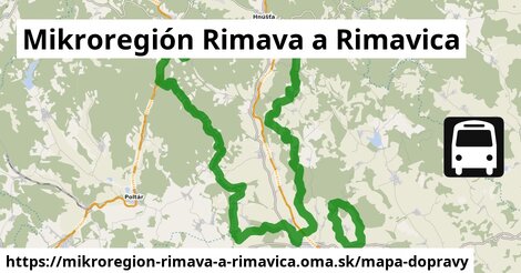 ikona Mikroregión Rimava a Rimavica: 38 km trás mapa-dopravy v mikroregion-rimava-a-rimavica