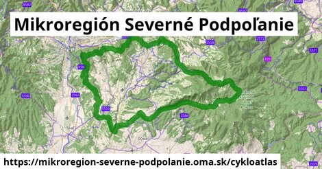 ikona Cyklo cykloatlas v mikroregion-severne-podpolanie