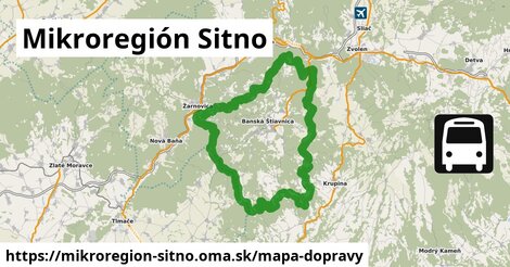 ikona Mapa dopravy mapa-dopravy v mikroregion-sitno