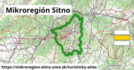 ikona Turistická mapa turisticky-atlas v mikroregion-sitno