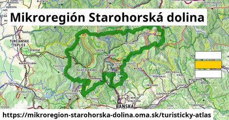 ikona Turistická mapa turisticky-atlas v mikroregion-starohorska-dolina