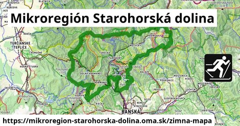 ikona Zimná mapa zimna-mapa v mikroregion-starohorska-dolina