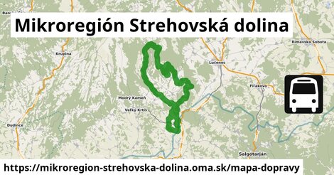 ikona Mapa dopravy mapa-dopravy v mikroregion-strehovska-dolina