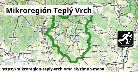 ikona Zimná mapa zimna-mapa v mikroregion-teply-vrch