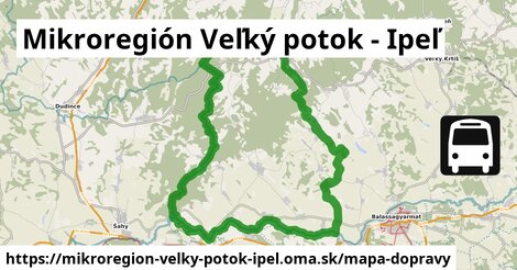 ikona Mapa dopravy mapa-dopravy v mikroregion-velky-potok-ipel