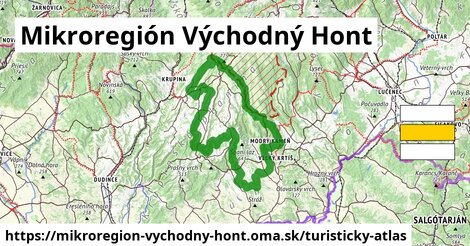 ikona Turistická mapa turisticky-atlas v mikroregion-vychodny-hont