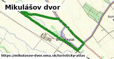 ikona Mikulášov dvor: 1,36 km trás turisticky-atlas v mikulasov-dvor