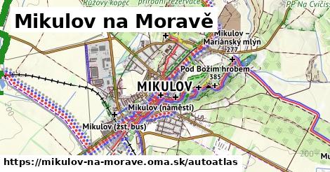 ikona Mapa autoatlas v mikulov-na-morave