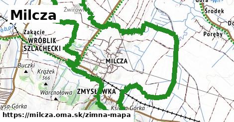 ikona Zimná mapa zimna-mapa v milcza