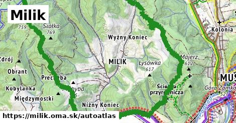 ikona Mapa autoatlas v milik