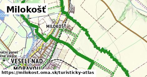 ikona Turistická mapa turisticky-atlas v milokost