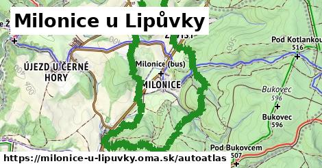 ikona Mapa autoatlas v milonice-u-lipuvky