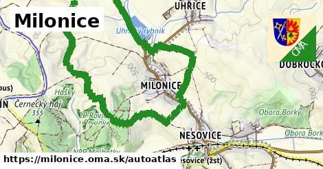 ikona Mapa autoatlas v milonice