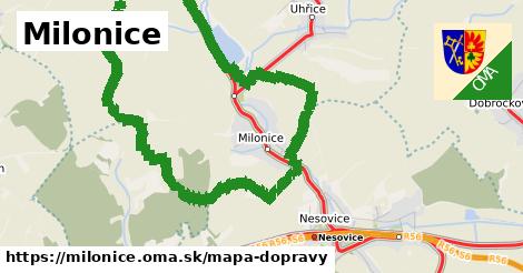 ikona Mapa dopravy mapa-dopravy v milonice