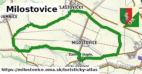 ikona Turistická mapa turisticky-atlas v milostovice