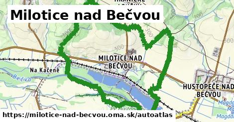 ikona Mapa autoatlas v milotice-nad-becvou