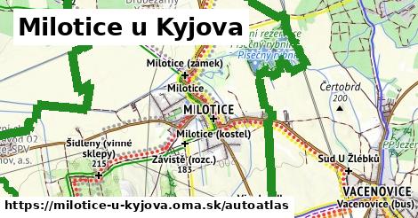 ikona Mapa autoatlas v milotice-u-kyjova