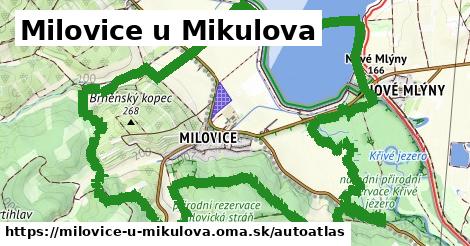 ulice v Milovice u Mikulova