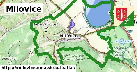 ikona Mapa autoatlas v milovice