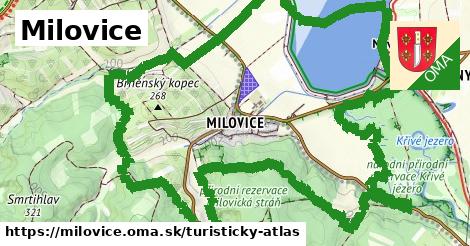 ikona Turistická mapa turisticky-atlas v milovice