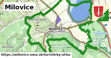 ikona Turistická mapa turisticky-atlas v milovice