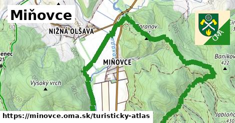 ikona Turistická mapa turisticky-atlas v minovce