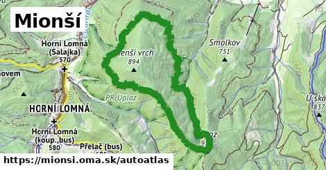 ikona Mapa autoatlas v mionsi