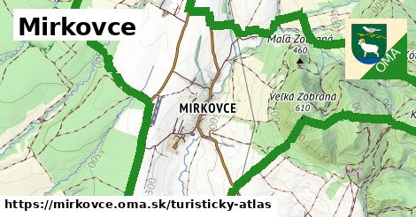 ikona Turistická mapa turisticky-atlas v mirkovce