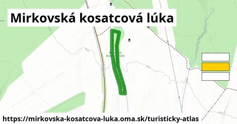 ikona Turistická mapa turisticky-atlas v mirkovska-kosatcova-luka