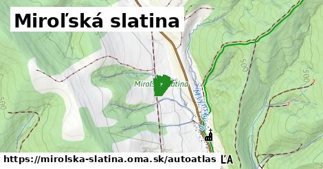 ulice v Miroľská slatina