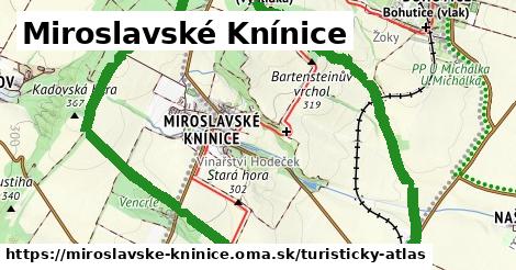 ikona Turistická mapa turisticky-atlas v miroslavske-kninice