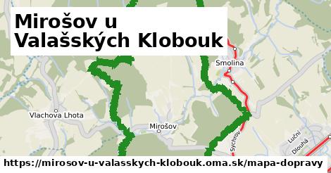 ikona Mirošov u Valašských Klobouk: 284 m trás mapa-dopravy v mirosov-u-valasskych-klobouk