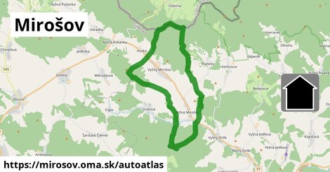 ikona Mapa autoatlas v mirosov