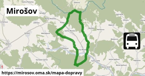 ikona Mapa dopravy mapa-dopravy v mirosov