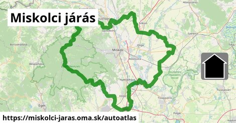 ikona Mapa autoatlas v miskolci-jaras