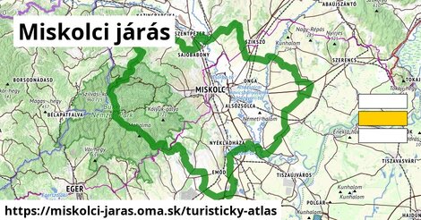 ikona Turistická mapa turisticky-atlas v miskolci-jaras