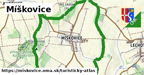 ikona Turistická mapa turisticky-atlas v miskovice