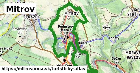 ikona Turistická mapa turisticky-atlas v mitrov