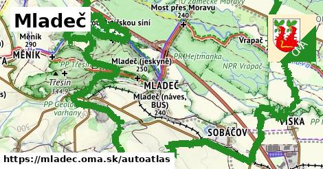 ikona Mapa autoatlas v mladec