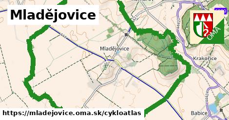 ikona Mladějovice: 0 m trás cykloatlas v mladejovice