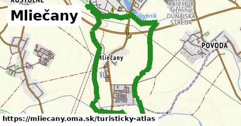 ikona Mliečany: 0 m trás turisticky-atlas v mliecany