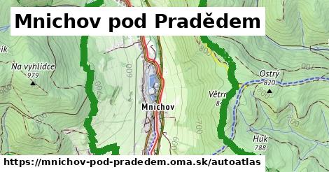 ulice v Mnichov pod Pradědem