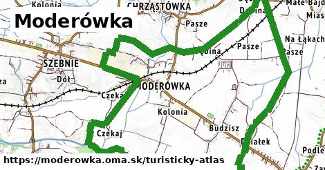 ikona Turistická mapa turisticky-atlas v moderowka