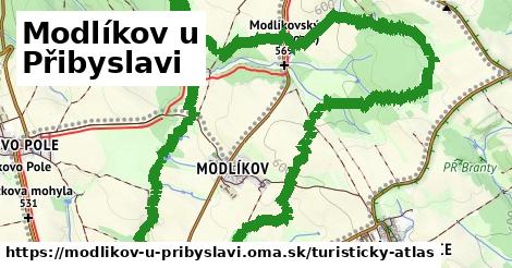 ikona Turistická mapa turisticky-atlas v modlikov-u-pribyslavi