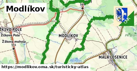 ikona Turistická mapa turisticky-atlas v modlikov