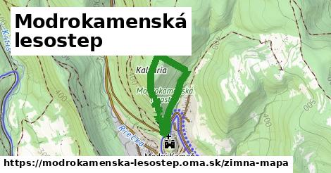 ikona Zimná mapa zimna-mapa v modrokamenska-lesostep