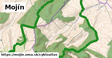 ikona Mojín: 7,6 km trás cykloatlas v mojin