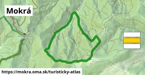 ikona Turistická mapa turisticky-atlas v mokra