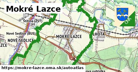 ikona Mapa autoatlas v mokre-lazce