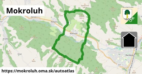 ikona Mapa autoatlas v mokroluh